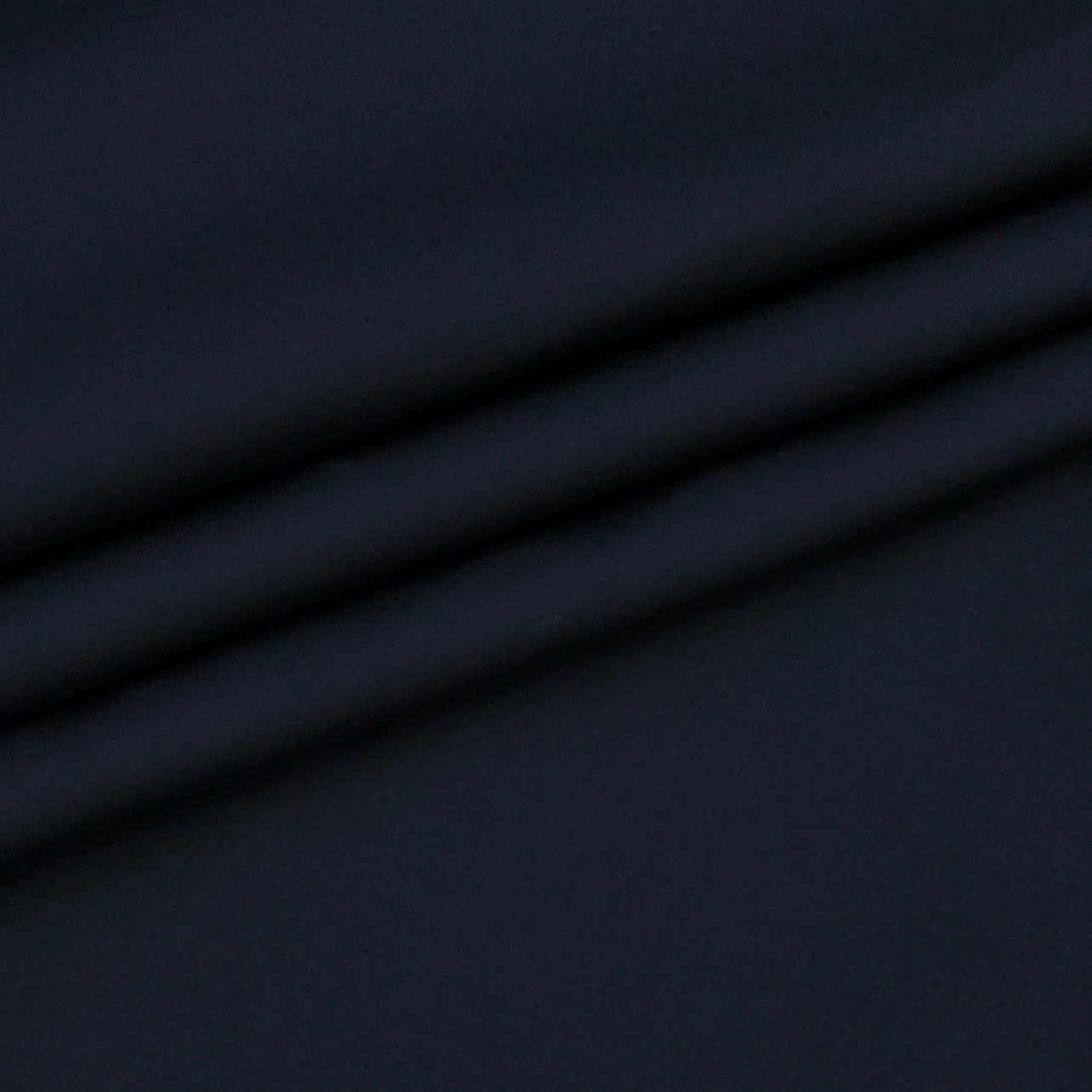 Trouser Fabric Donear Fine Count Giza Cotton Stretchable Plain Colour Blackish Blue